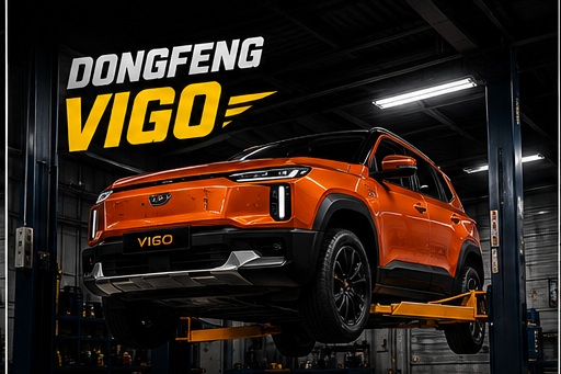 Dongfeng Vigo на подъемнике